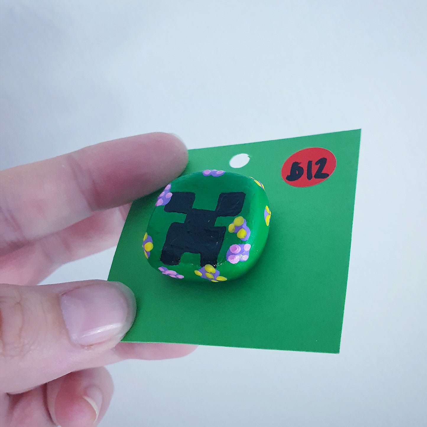 Creeper Minecraft Clay Pin image 4