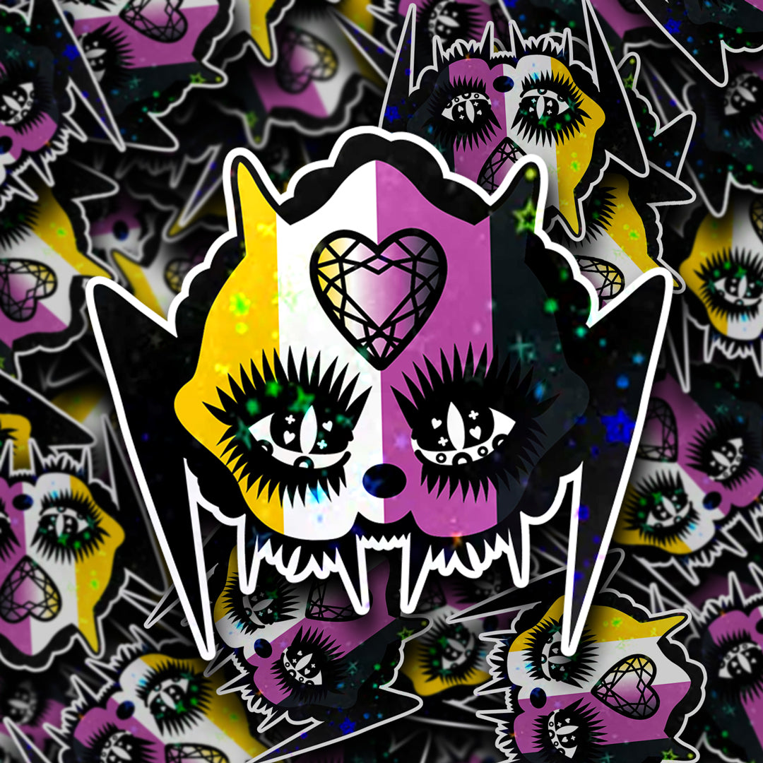 CRYPTID BBI ENBY PRIDE - STICKER image 0