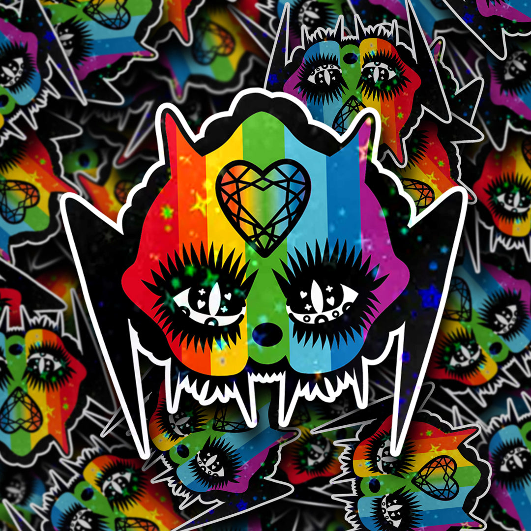 CRYPTID BBI RAINBOW - STICKER image 0