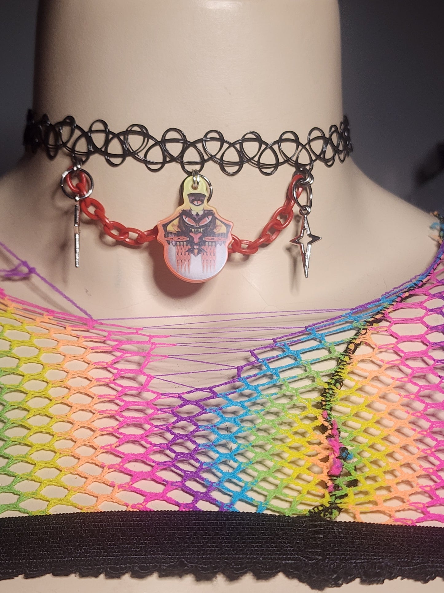 HELL SNAKEBOI CHAIN - STRETCHY CHOKER image 0
