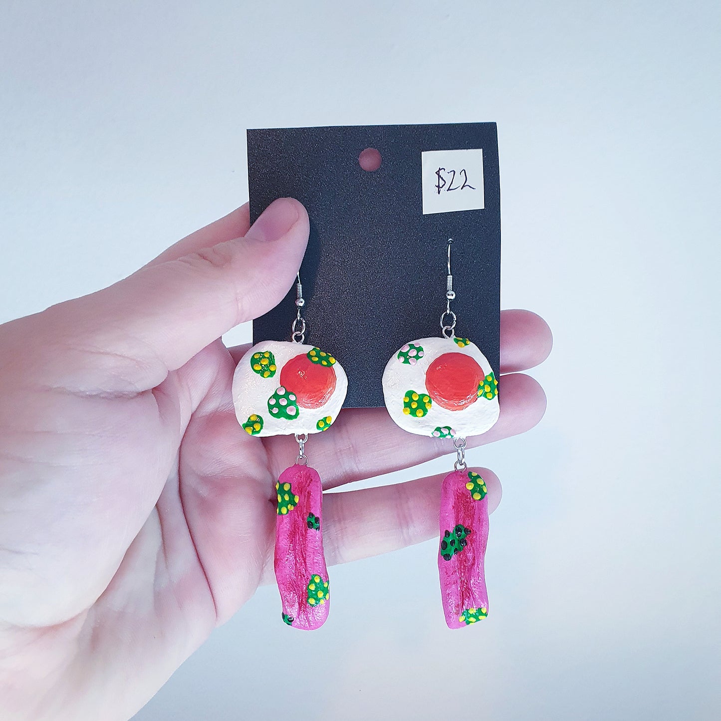 Egg & Bacon Earrings image 4