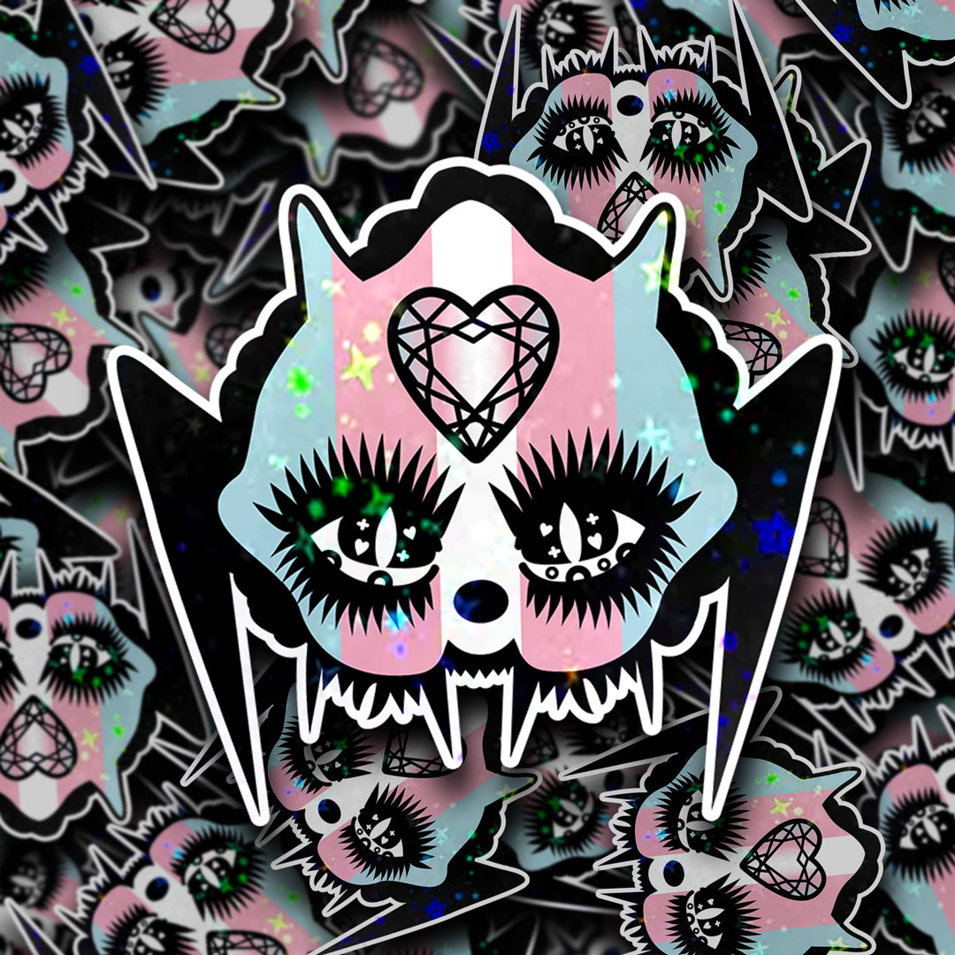 CRYPTID BBI TRANS PRIDE - STICKER image 0