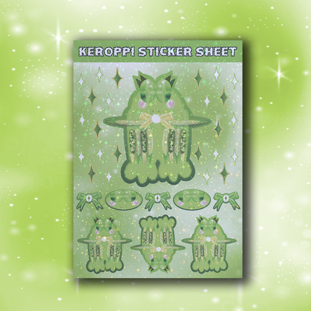 KEROPPI - STICKERSHEET image 0