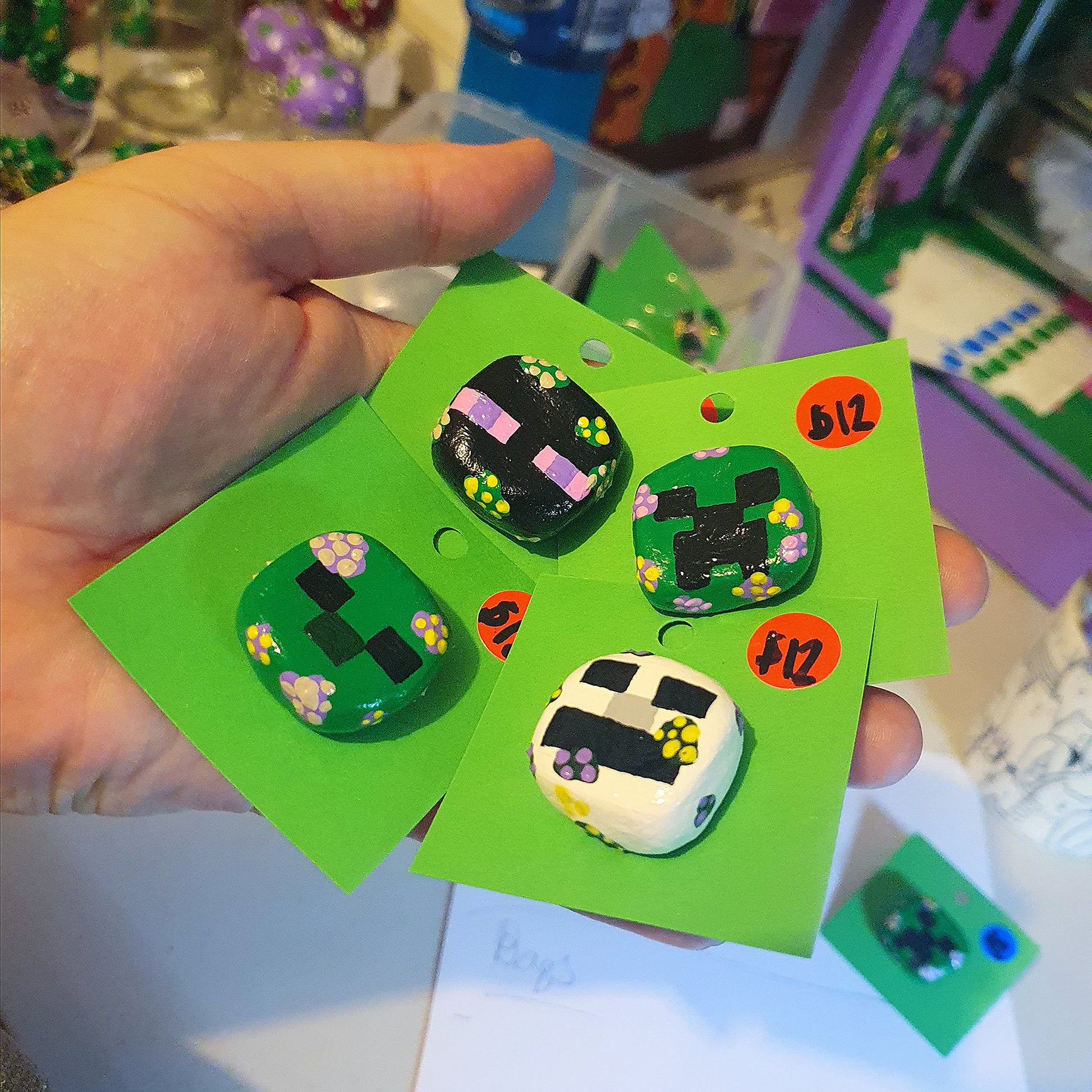 Skeleton Minecraft Clay Pin image 4