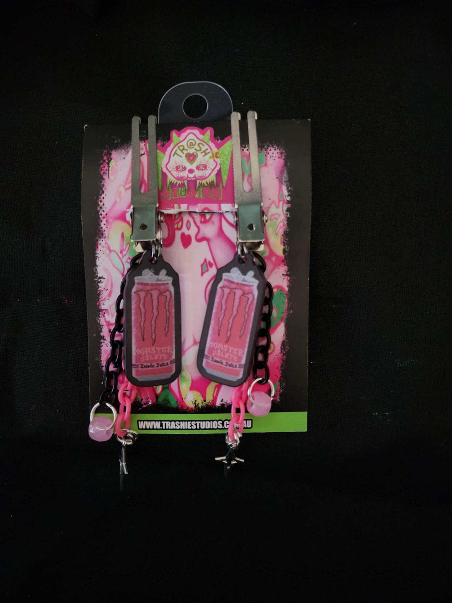 MONSTER SL#T PINK CROSS - CLIPZ *PRE-ORDER*