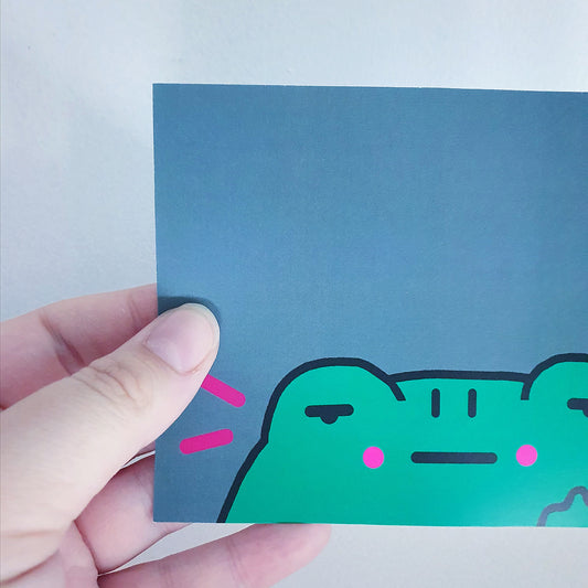 Rude Frog Mini Print image 1