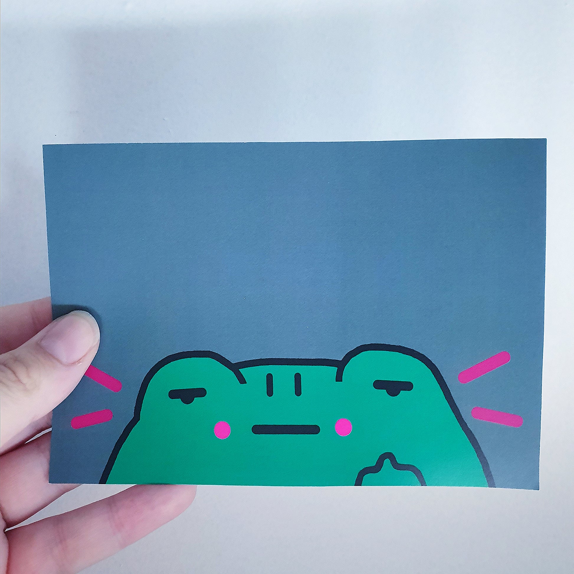 Rude Frog Mini Print image 0