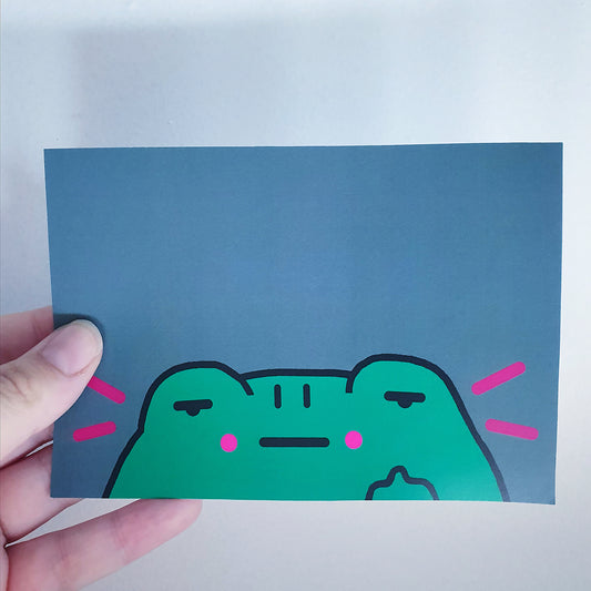 Rude Frog Mini Print image 0