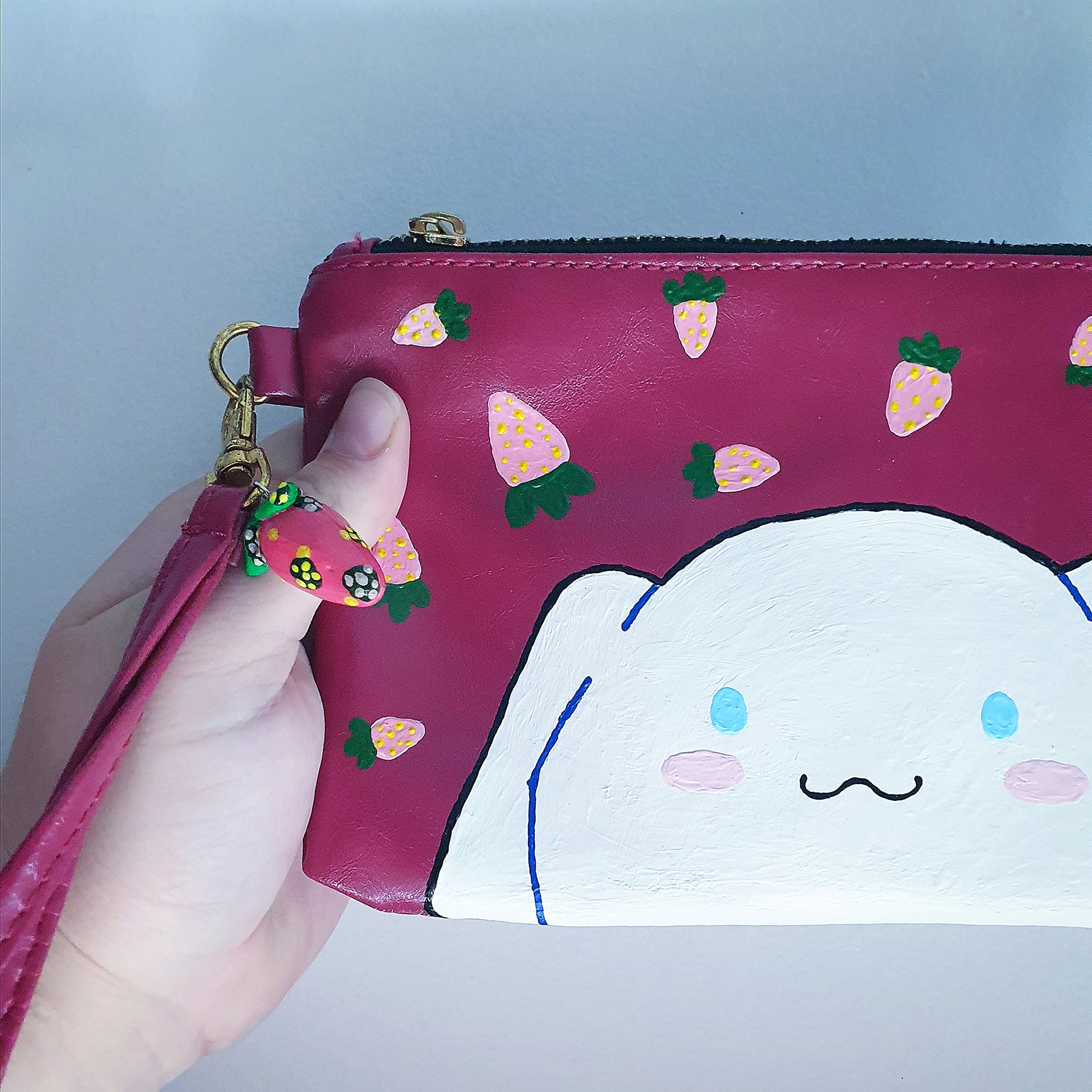 Cinnamoroll Hand Painted Handbag image 4