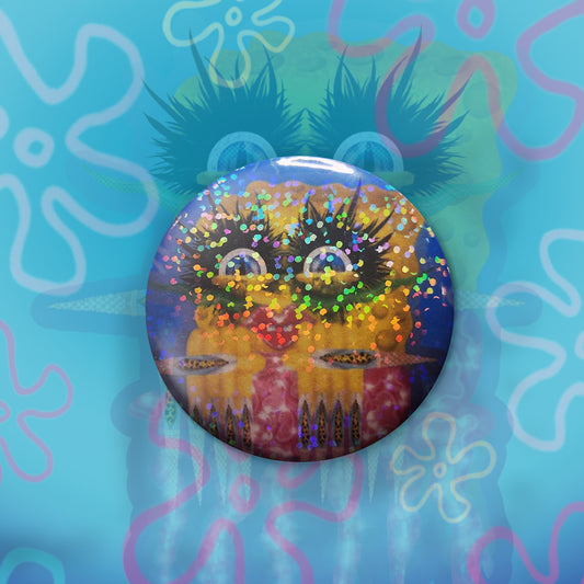 SLAYYY Sponge Peeker  - BIG BADGES image 0