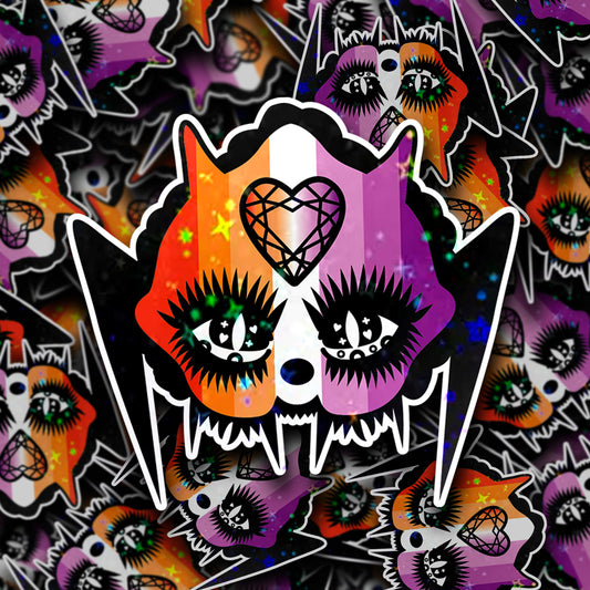 CRYPTID BBI LESBIAN PRIDE  - STICKER image 0