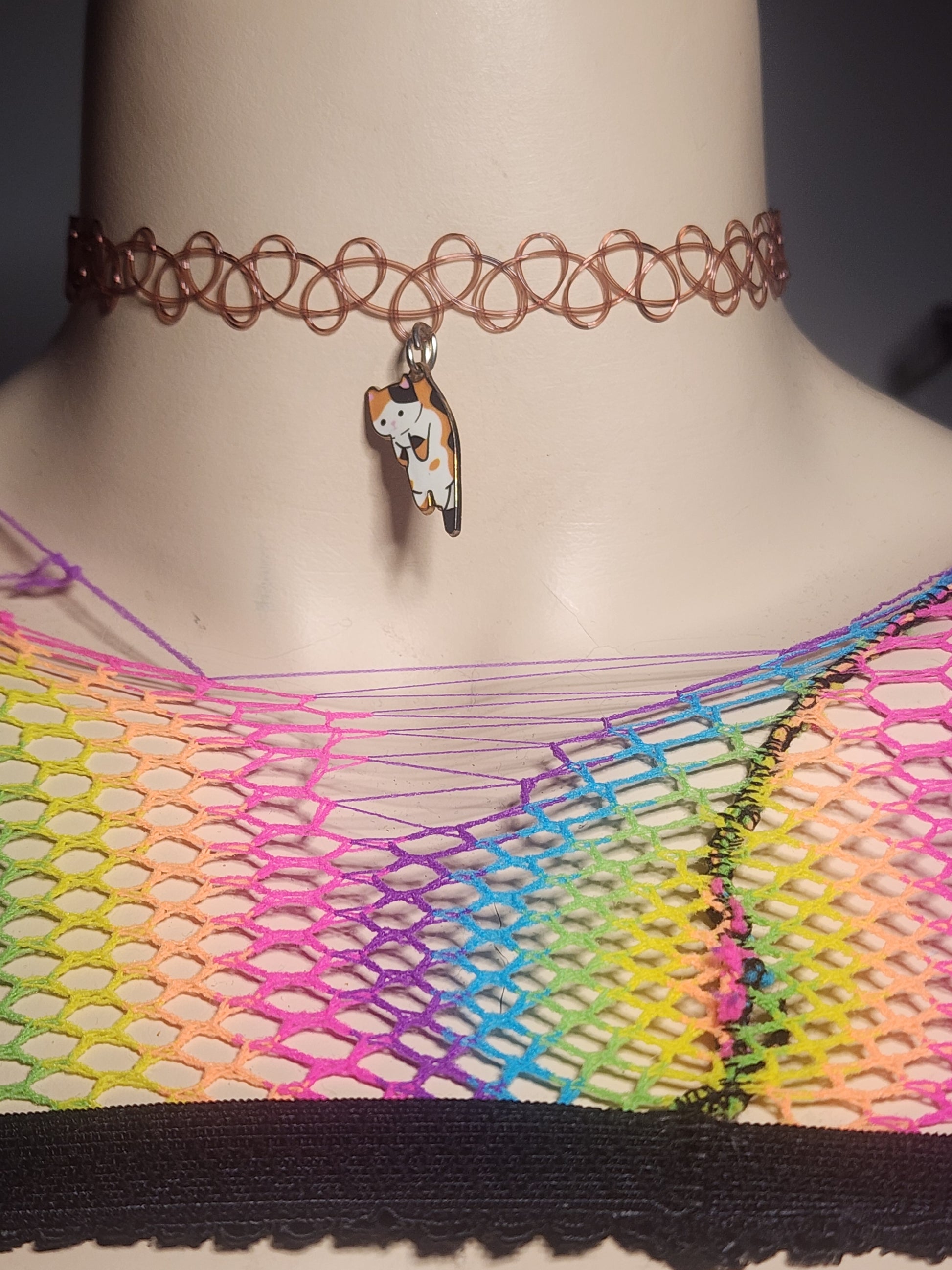 CALICO TINY BOI - STRETCHY CHOKER image 0
