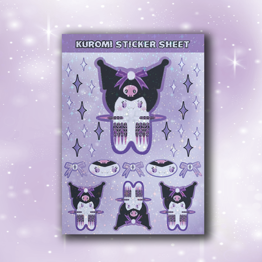 KUROMI - STICKERSHEET image 0