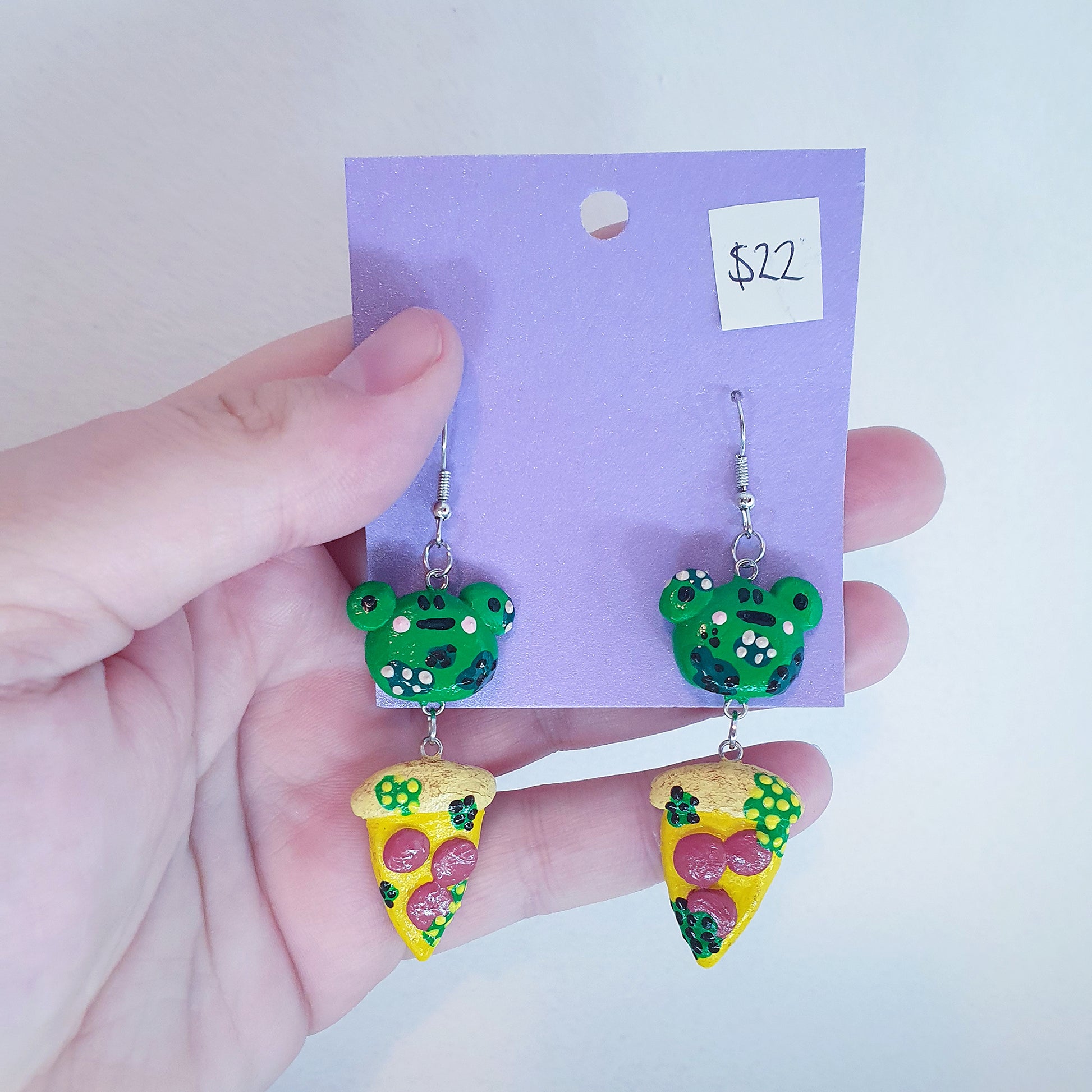 Frog & Pizza Earrings image 6