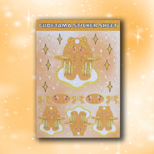 GUDETAMA - STICKERSHEET image 0