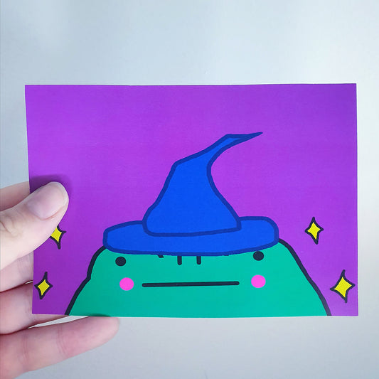 Wizard Frog Mini Print image 0