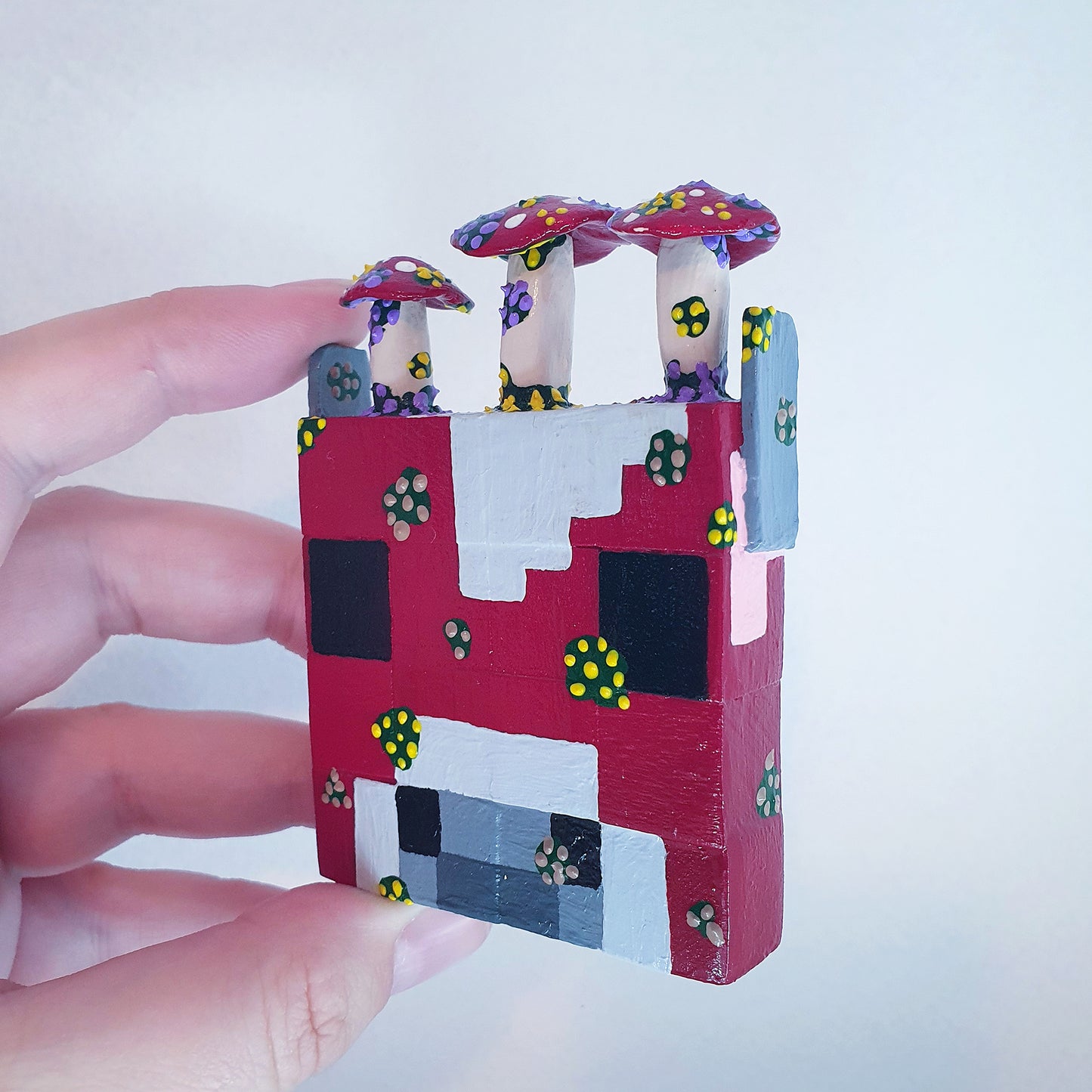 Mooshroom Minecraft Block Art image 6