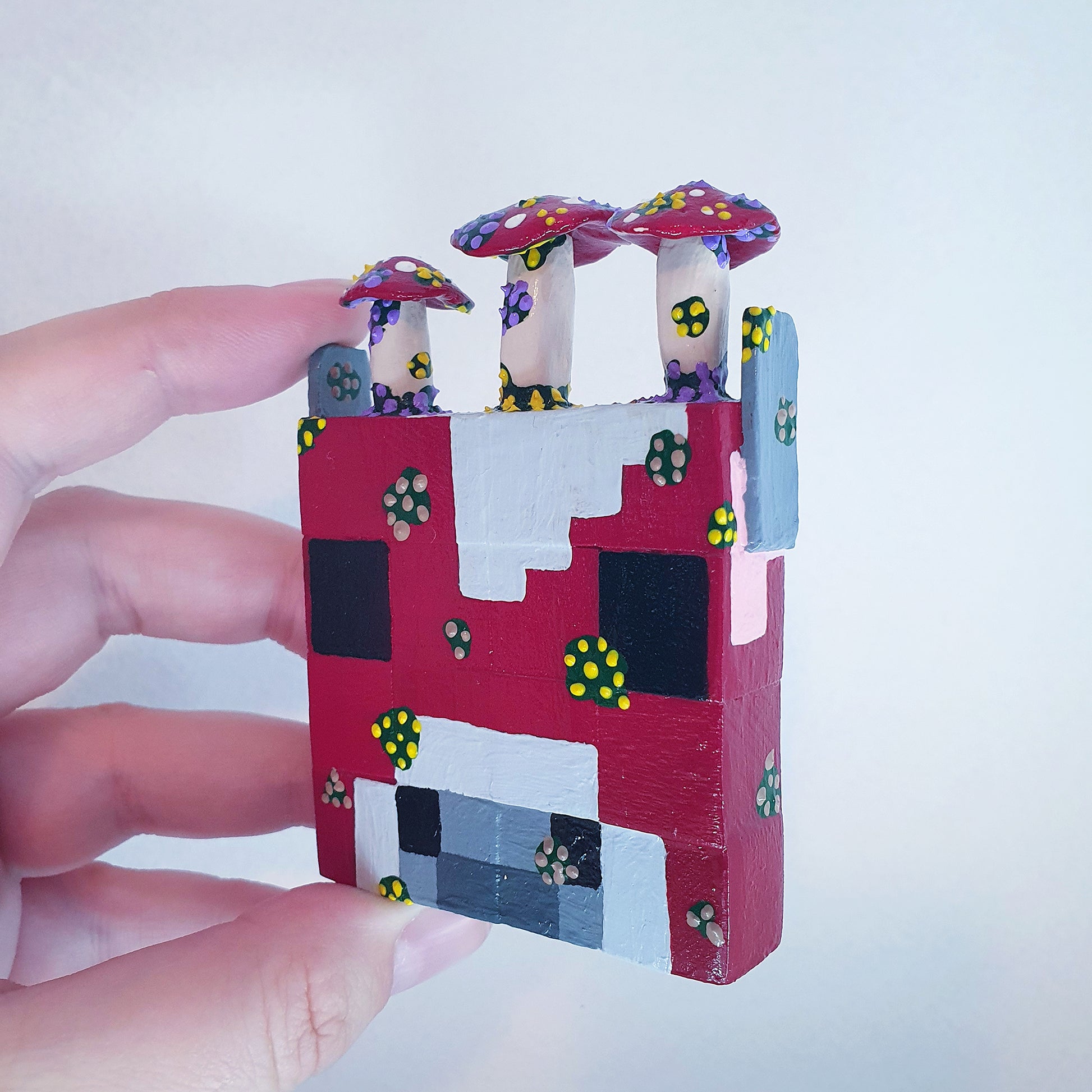 Mooshroom Minecraft Block Art image 6