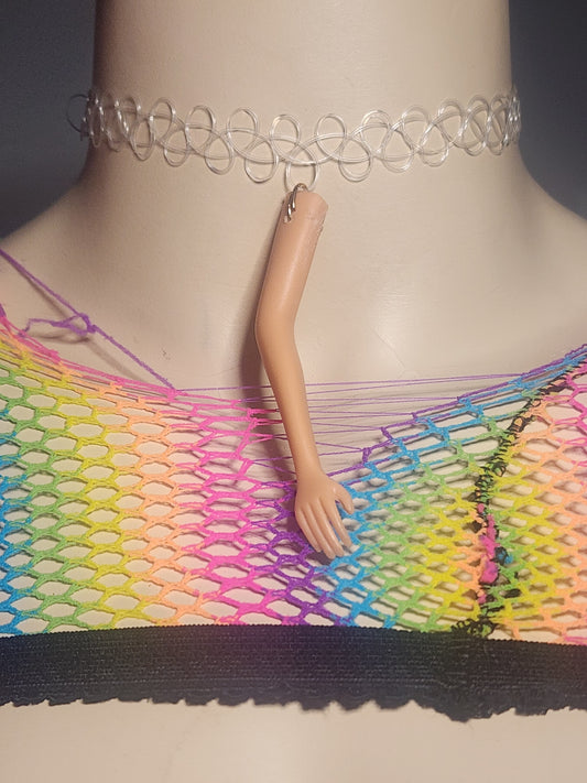 BARBZ HAND - STRETCHY CHOKER image 0