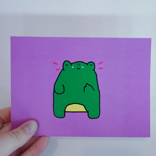 Rude Frog A5 Print (Discontinued) image 0