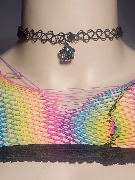 SPARKLY PAWS - STRETCHY CHOKER image 0