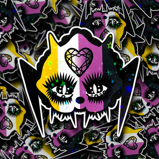 CRYPTID BBI ENBY PRIDE  - STICKER image 0