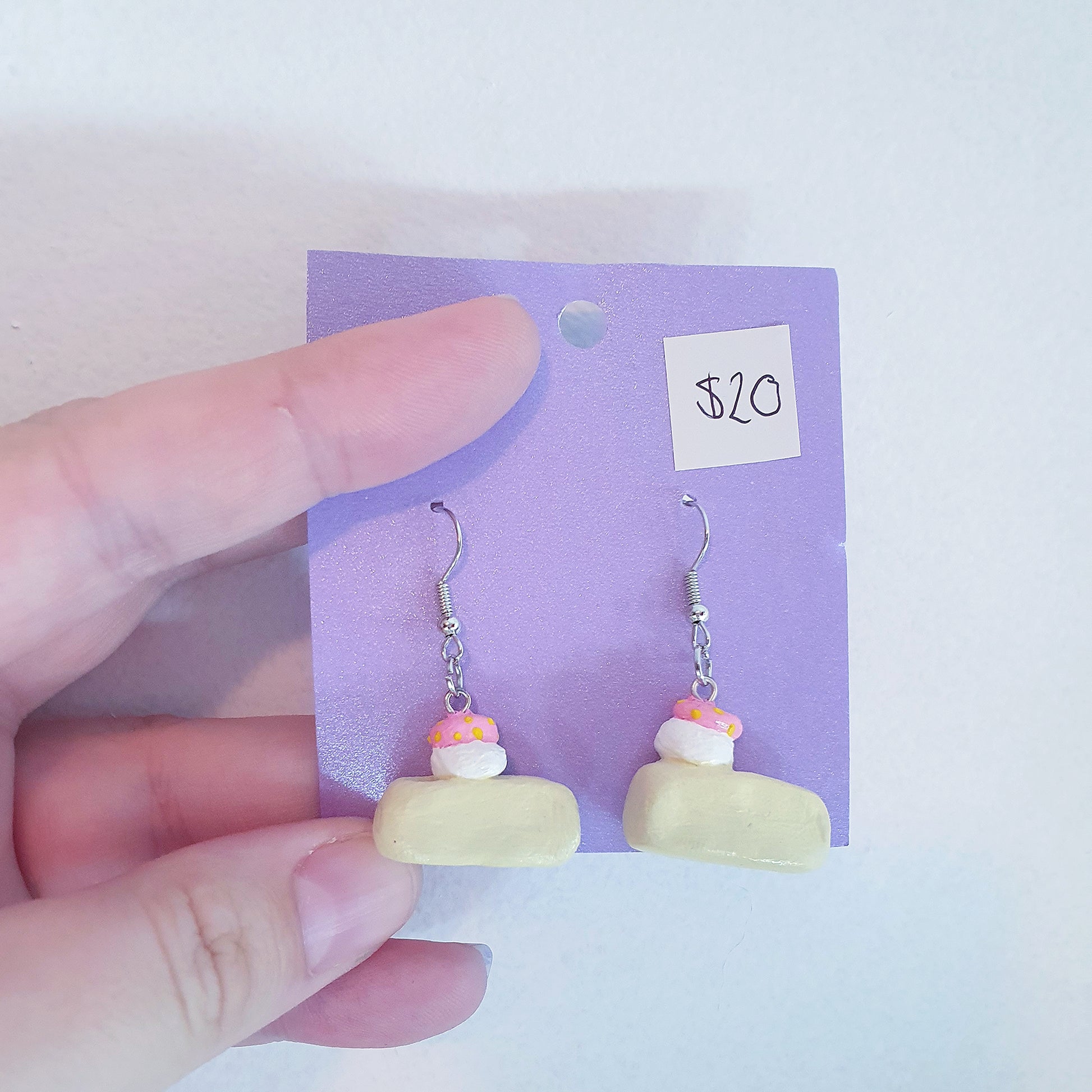 Strawberry Cake Earrings image 2