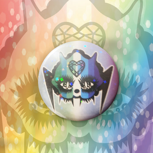 Gay CryptidPride - BIG BADGE image 0