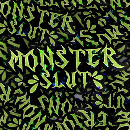 MONSTER SL#T GREEN - STICKER image 0