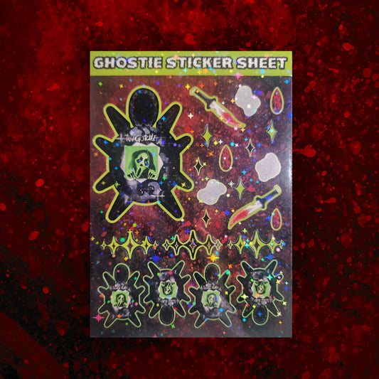 GHOSTIE TAMA - STICKERSHEET image 0
