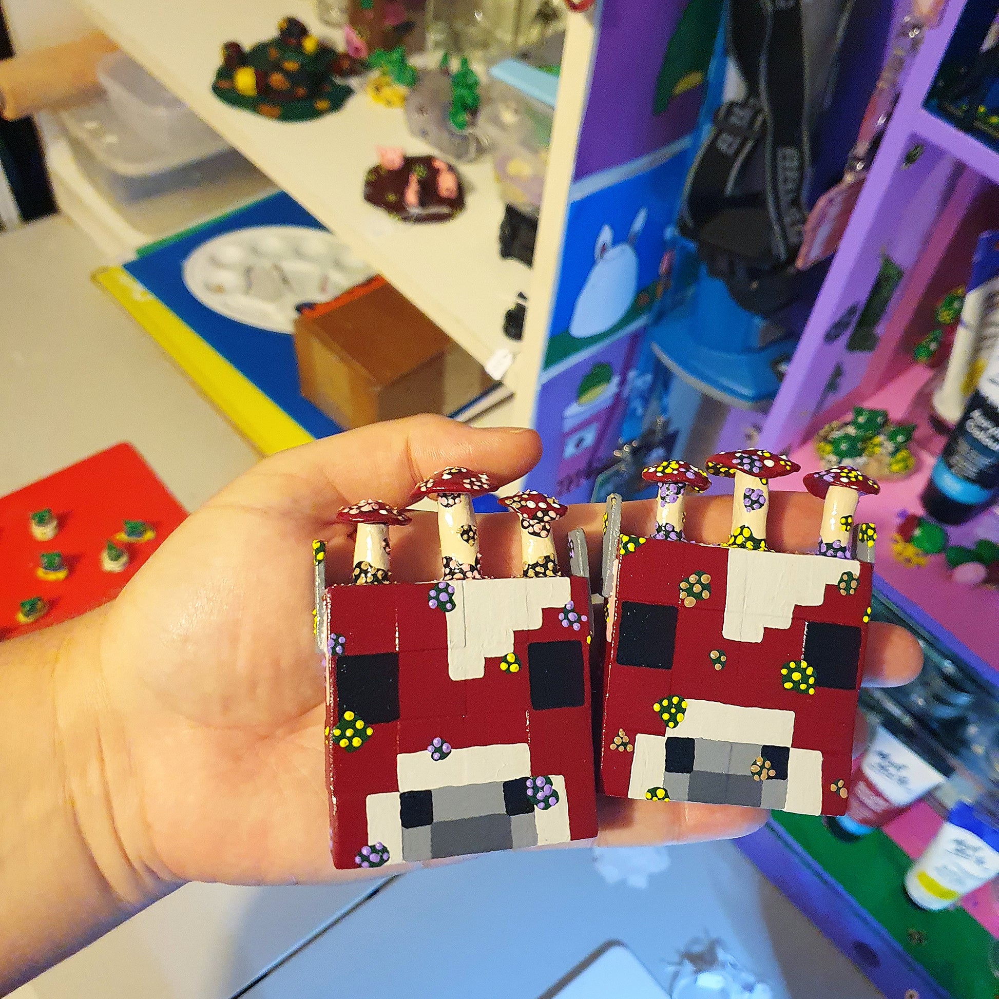 Mooshroom Minecraft Block Art image 8