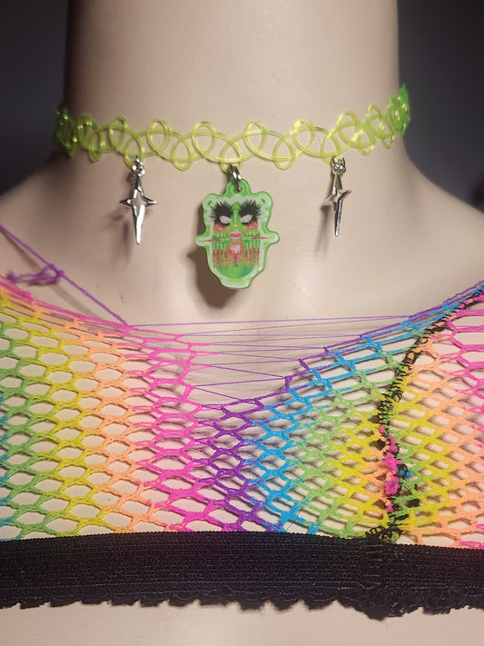 SLAYYY ONION BOI - STRETCHY CHOKER image 0