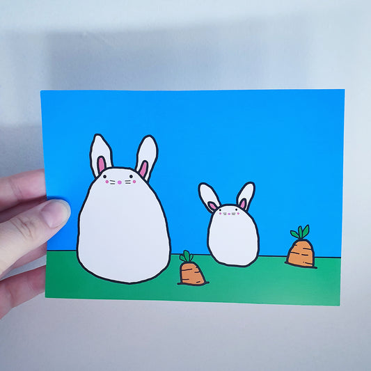 Bunnies A5 Print (Discontinued) image 0