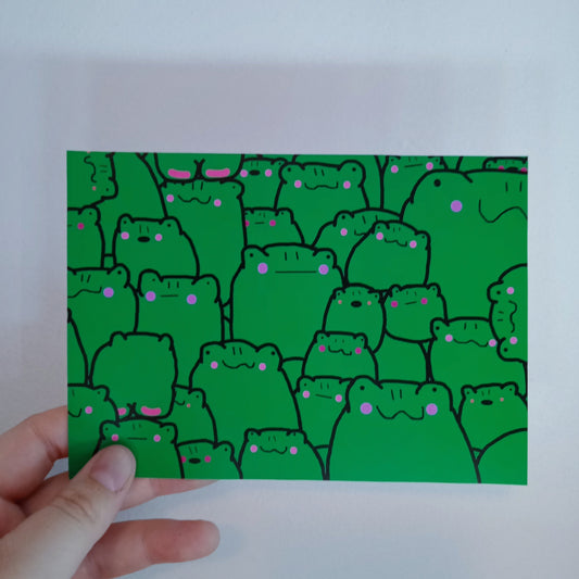 Frogs A5 Print (Discontinued) image 0