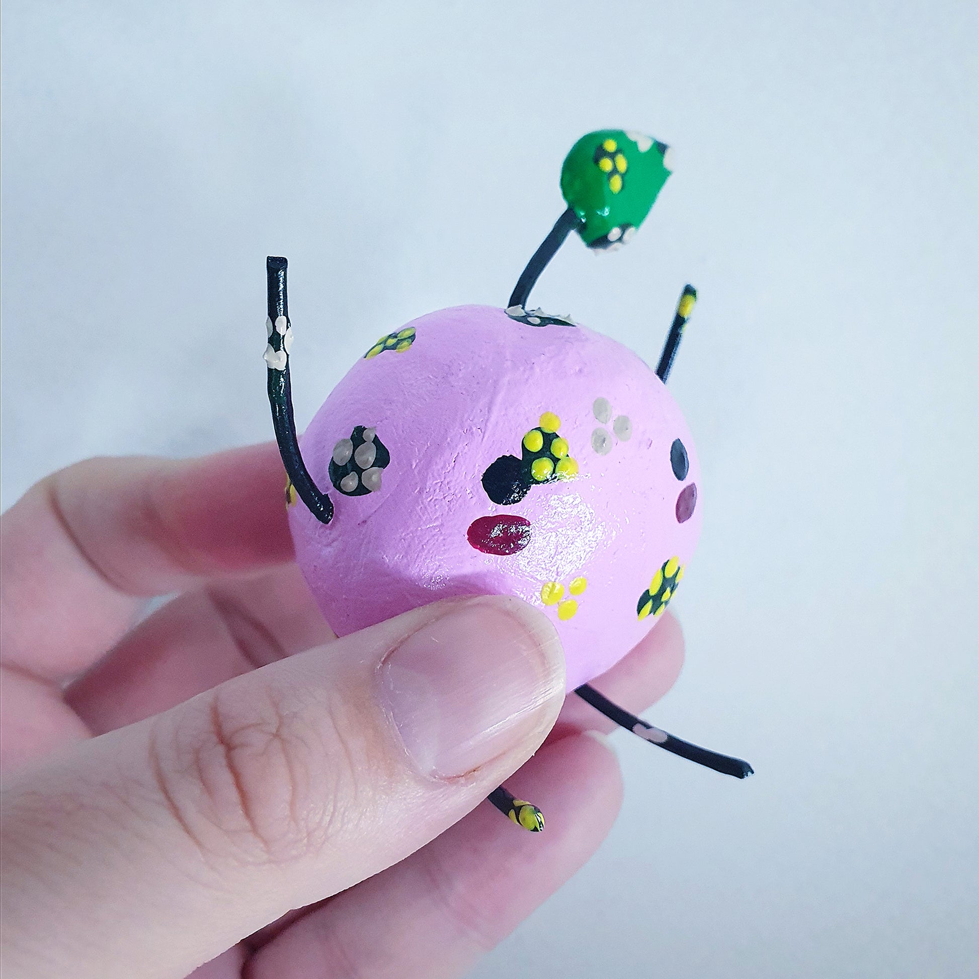 Pink Junimo Clay Ornament (Stardew Valley) image 3