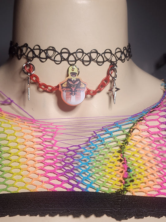 HELL SNAKEBOI CHAIN - STRETCHY CHOKER image 0