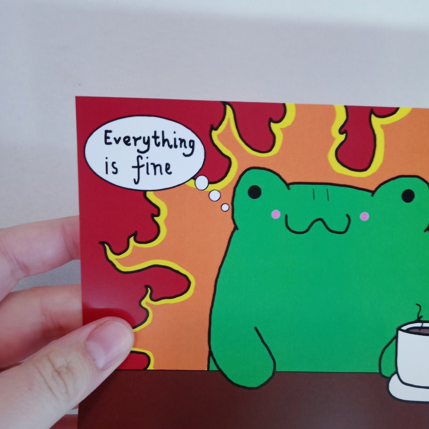 Everything is Fine A5 Print image 1