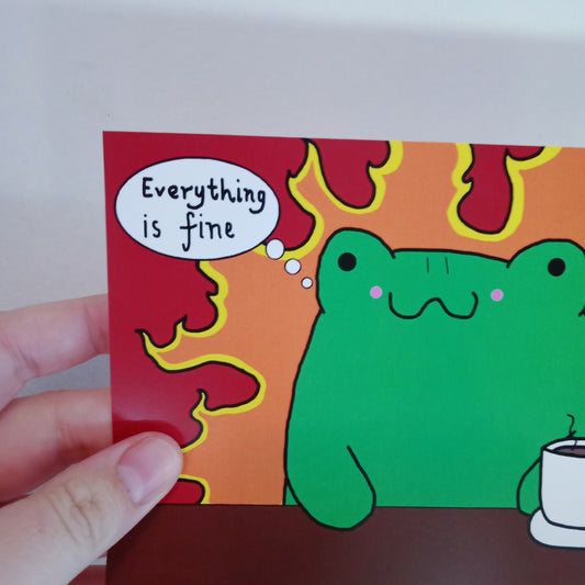 Everything is Fine A5 Print image 1