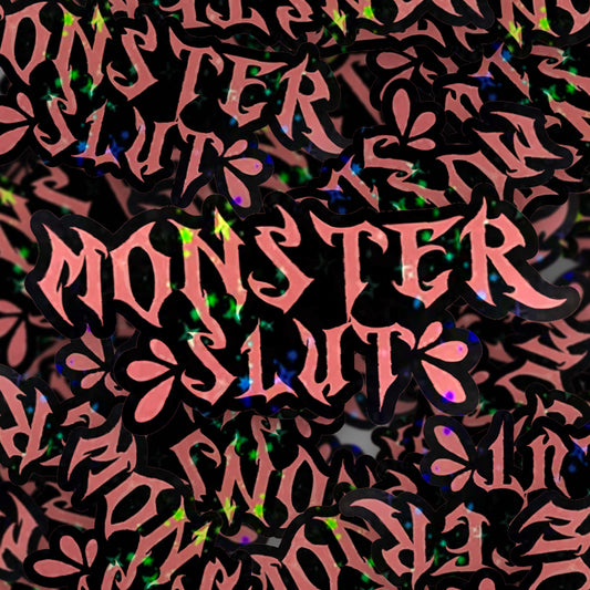MONSTER SL#T PINK - STICKER image 0