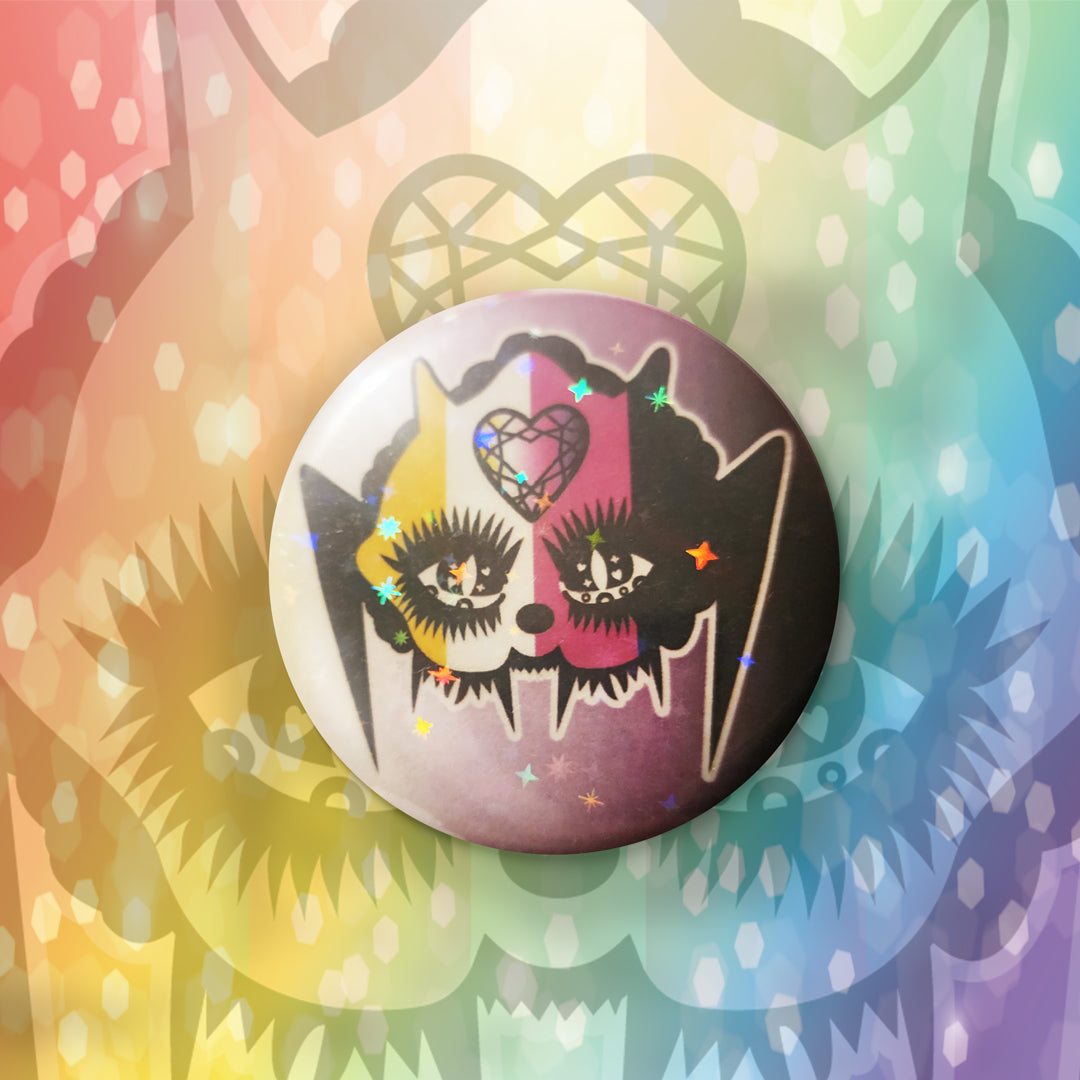 Enby CryptidPride - BIG BADGES image 0