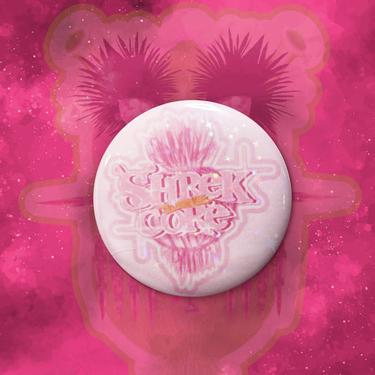 Shrekcore Onion Pink - BIG BADGES image 0