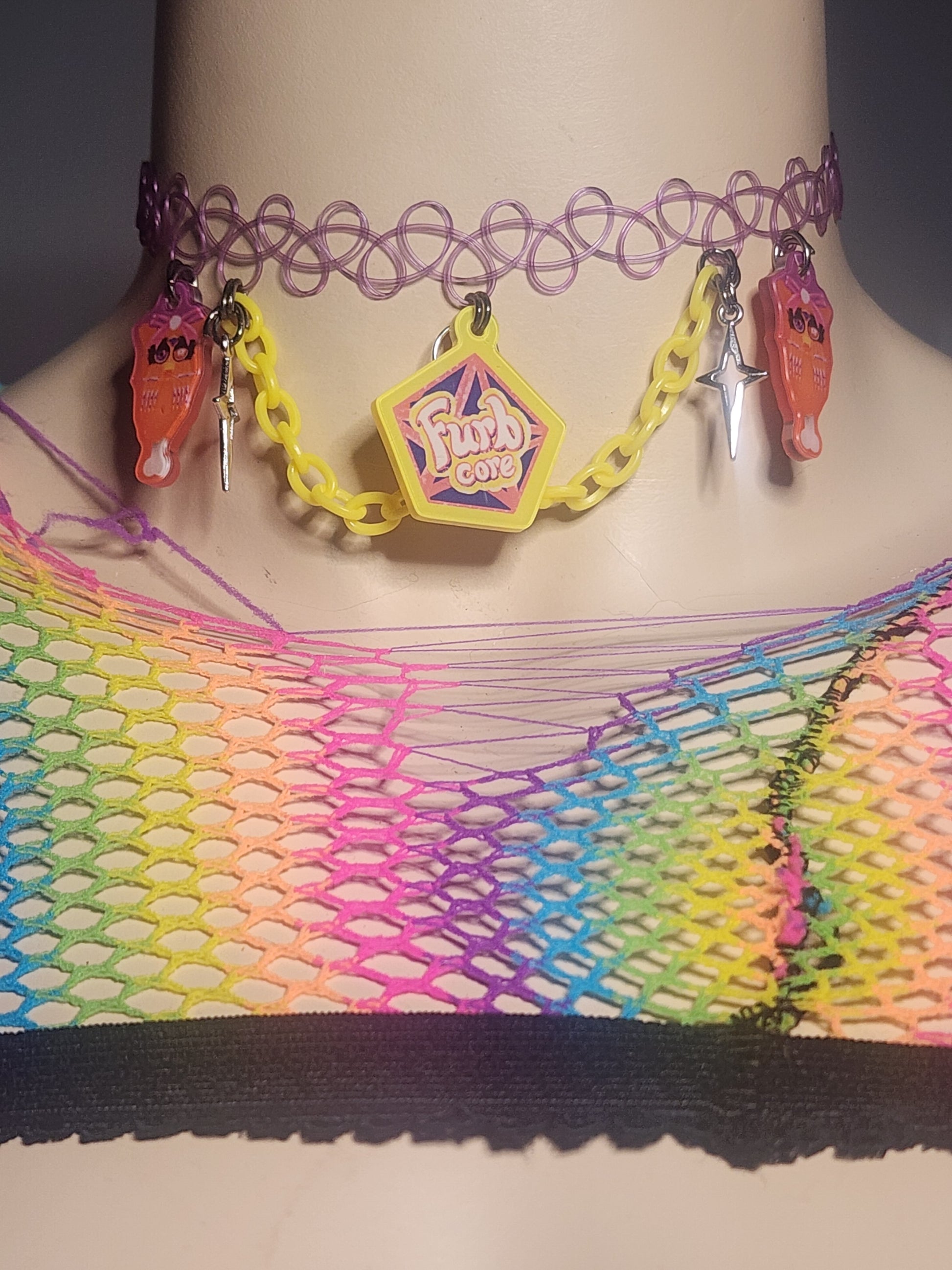 FURBS 'N' LOGO - STRETCHY CHOKER image 0