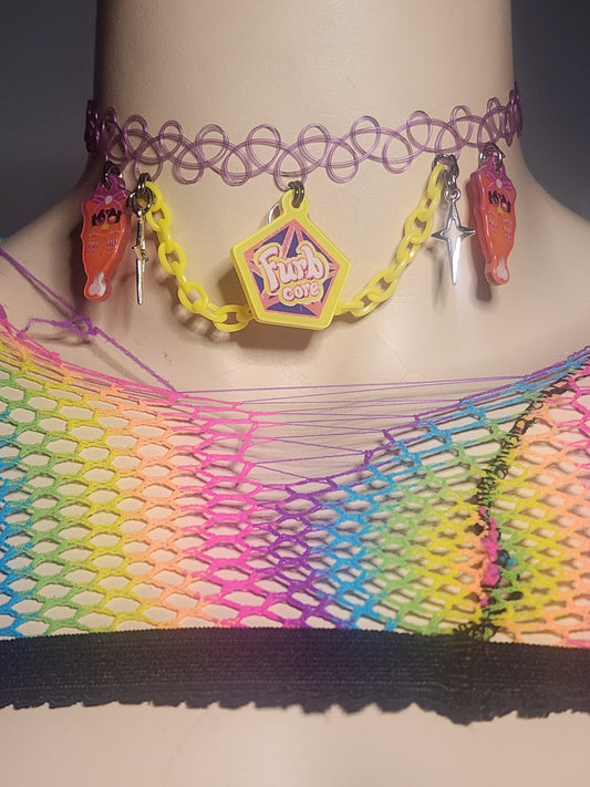 FURBS 'N' LOGO - STRETCHY CHOKER image 0