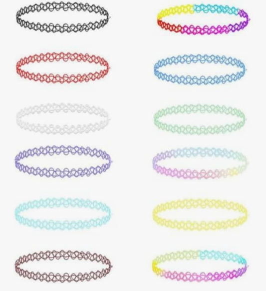 TEEF COLLECTION  - Stretchy Choker (CHOOSE UR COLOUR)