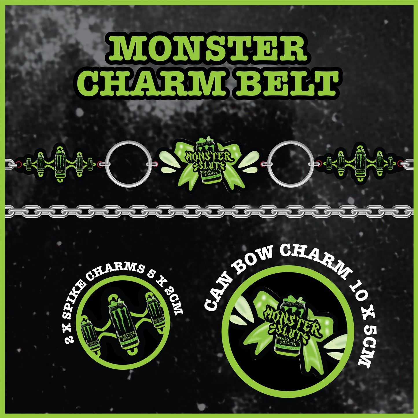 Energy Sl#t Belt Chains