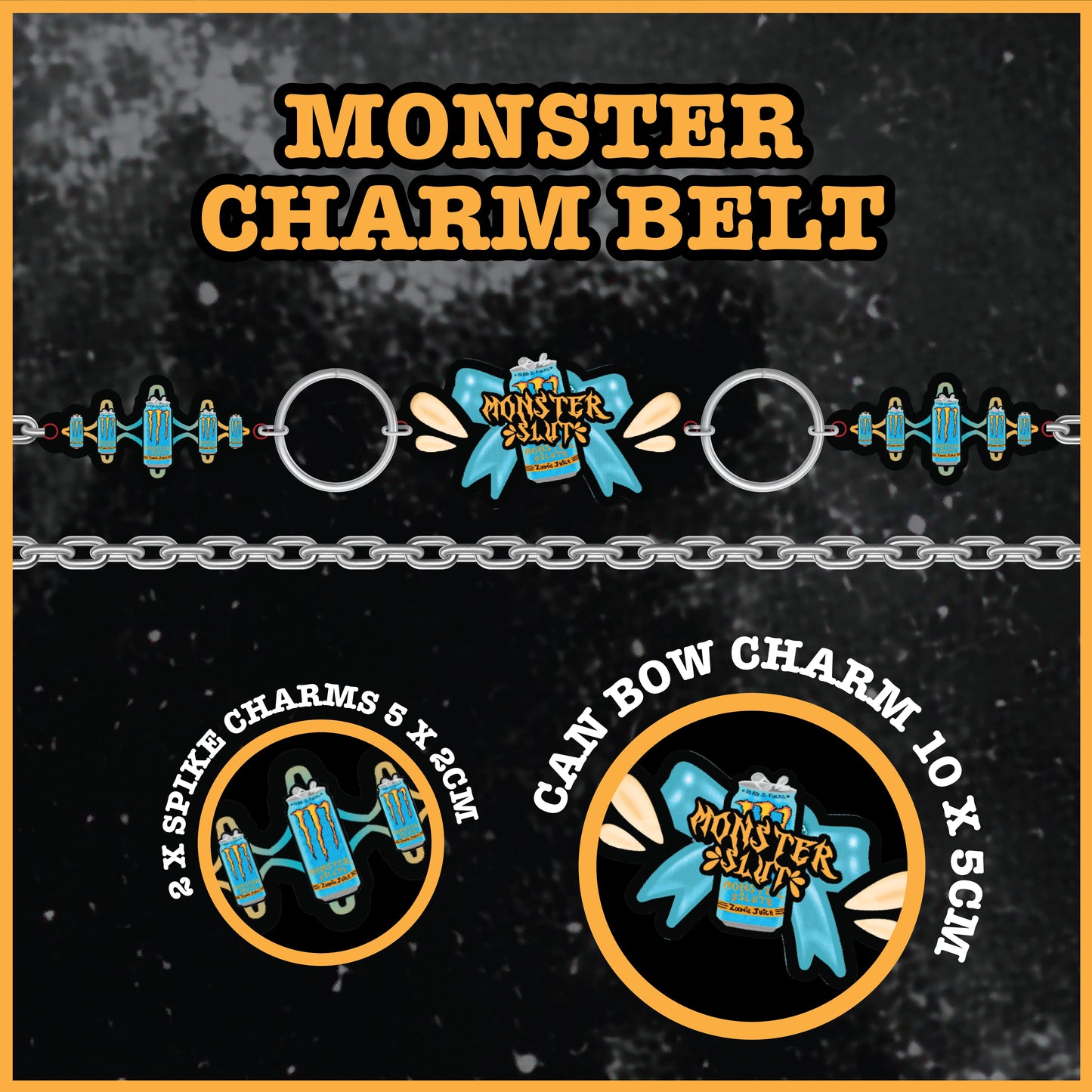 Energy Sl#t Belt Chains