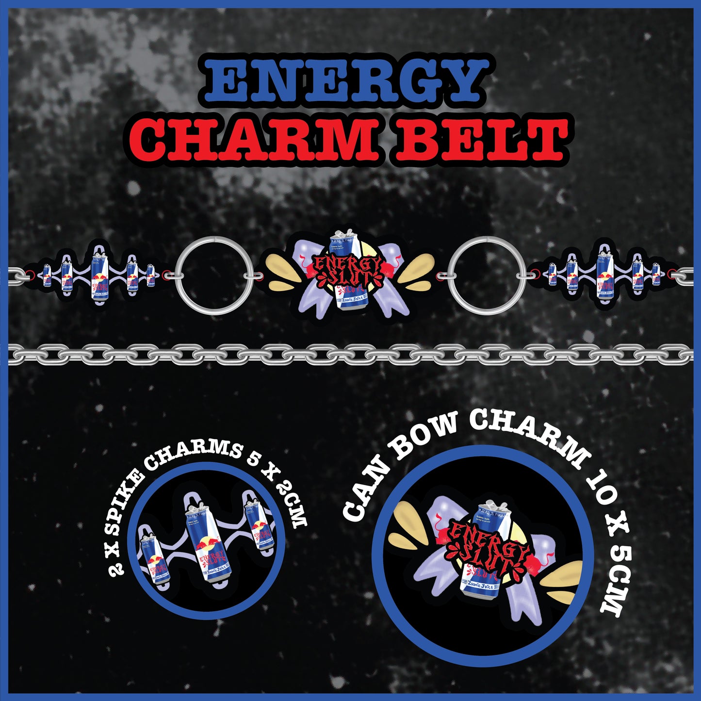 Energy Sl#t Belt Chains