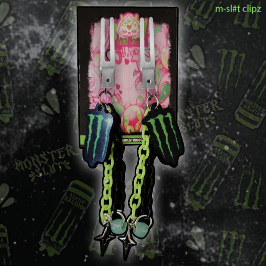 MONSTER SL#T GREEN M  - CLIPPIEZ