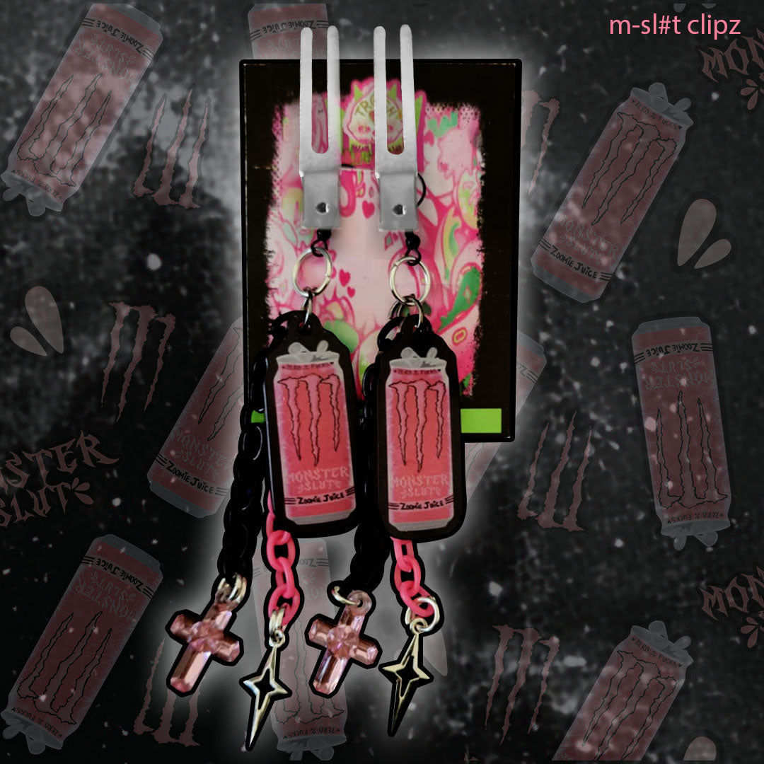 MONSTER SL#T PINK CAN - CLIPPIEZ