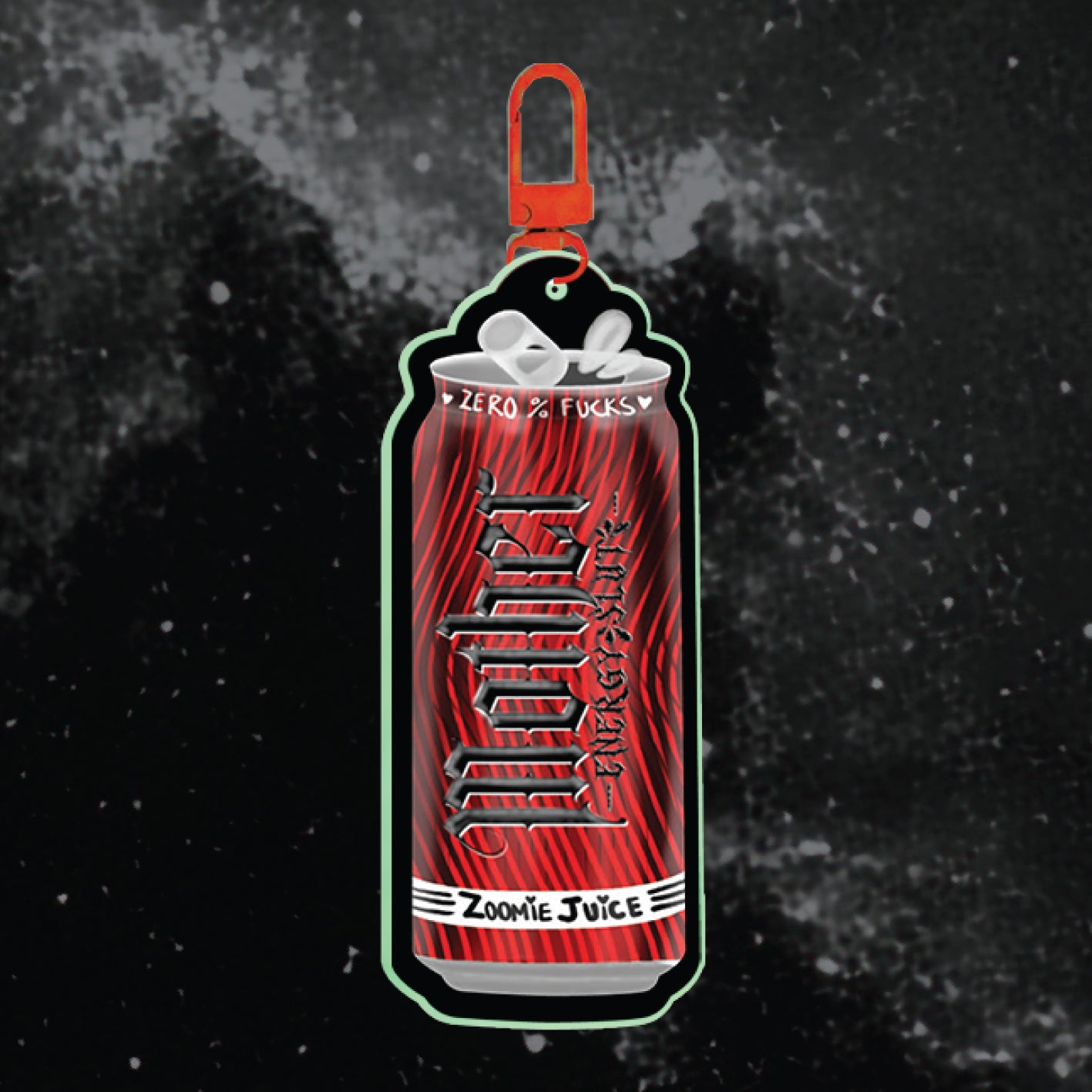 Energy Sl#t Can MOTHERING - Keychain
